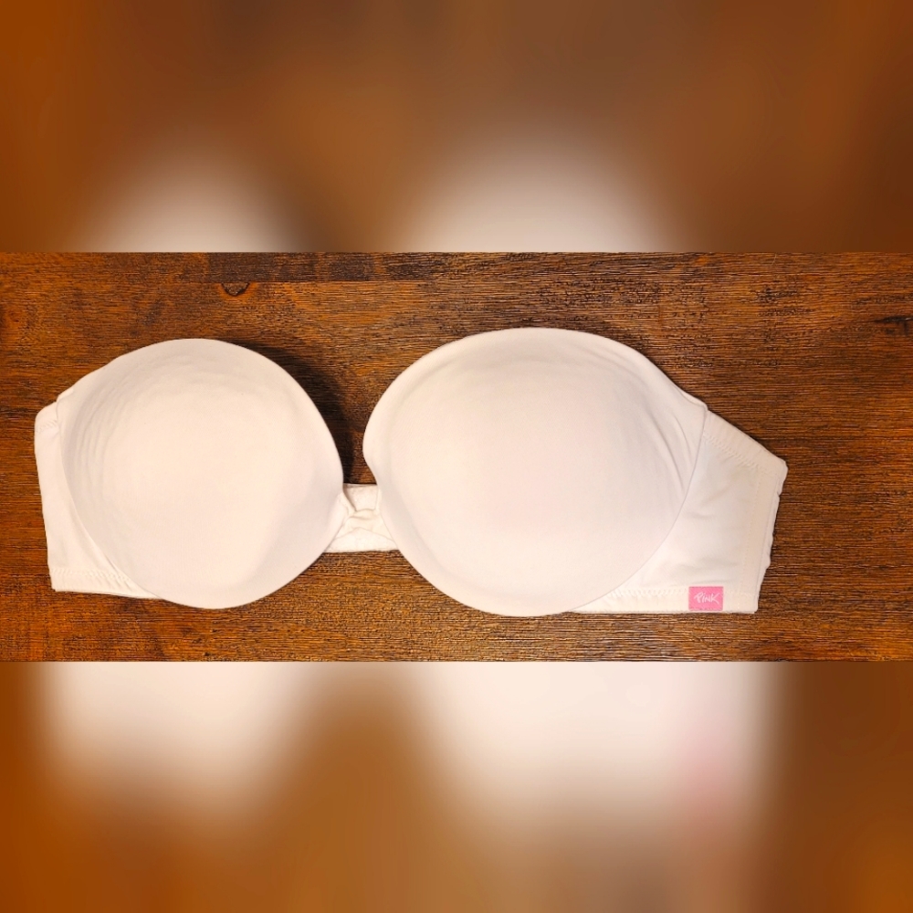 Victoria's Secret Pink Bra Y2K White Size  34B